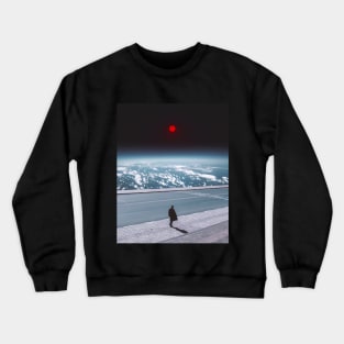 Alone with the moon Crewneck Sweatshirt